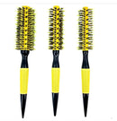 Conjunto 3 Escovas de Cabelo Profissionais - Cerdas de Javali, Cerâmica Thermal, para Todos os Tipos de Cabelo
